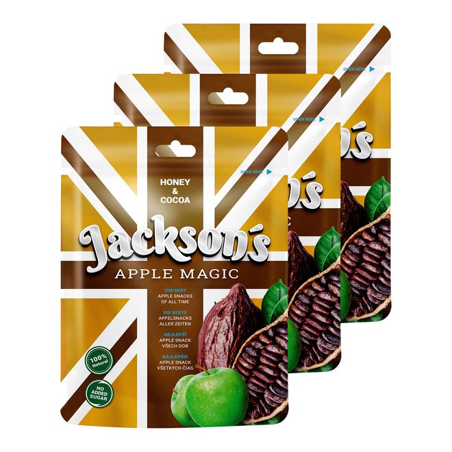 3× Jackson's Apple Magic Honey & Cocoa