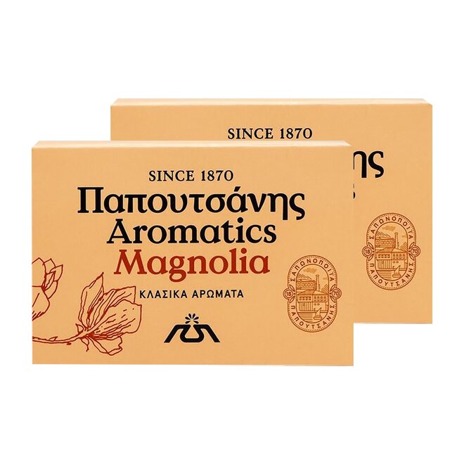 2x řecké aromatické mýdlo - magnolia, 125 g