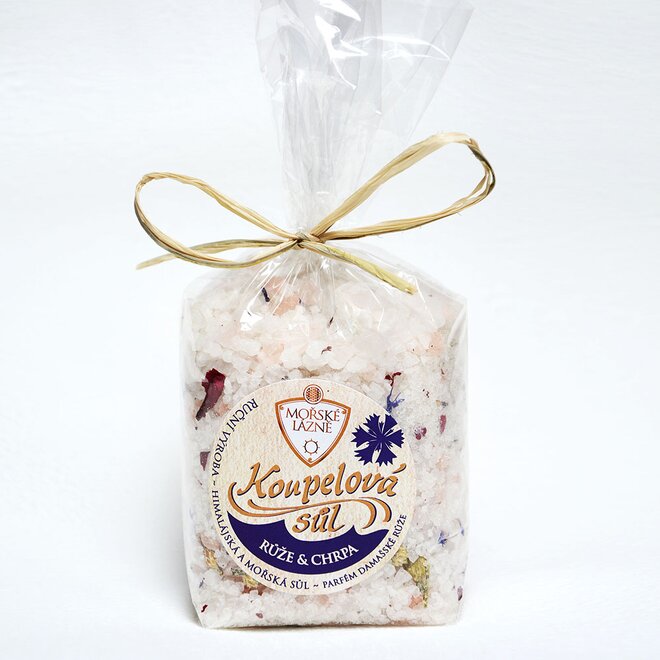 Himálajská koupelová sůl - Chrpa s růží 500 g