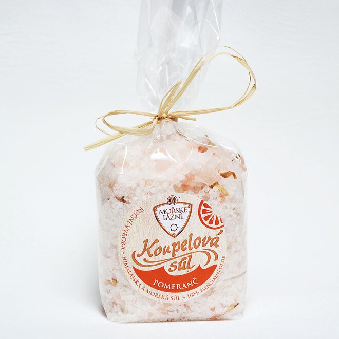 Himálajská koupelová sůl - Pomeranč 500 g