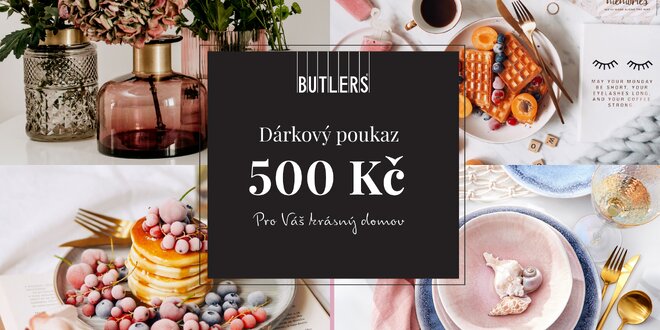 Dárkový poukaz v hodnotě 500 Kč