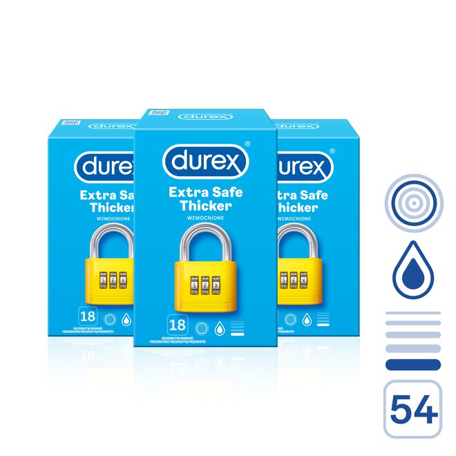 Durex extra safe (54 ks)