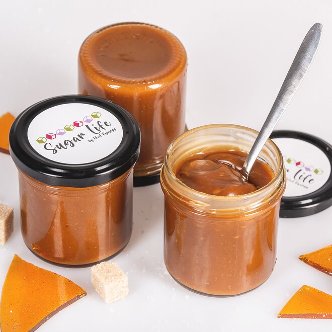 Slaný karamel s fleur de sel (solný květ), 150 g
