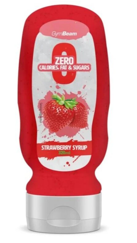 Bezkalorický sirup, jahoda (320 ml)