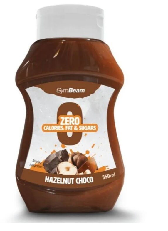 Bezkalorický sirup, lískový oříšek a čokoláda (350 ml)