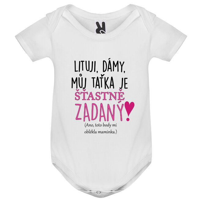 Dětské body Šťastně zadaný