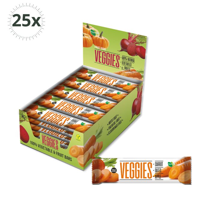 25x zeleninová tyčinka Veggies Mrkev (750 g)