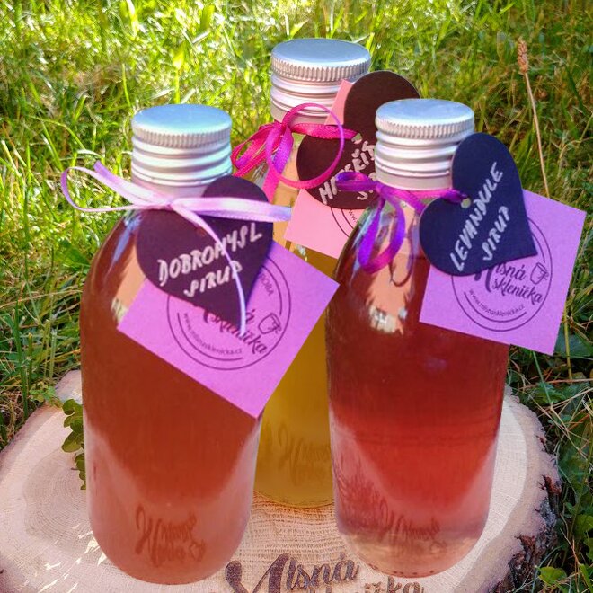 Výběr 3 sirupů (550–600 ml)