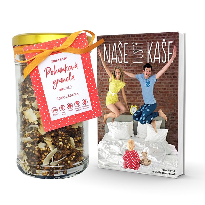 Balíček II. - Bio Pohanková granola kuchařka Naše hustý kaše
