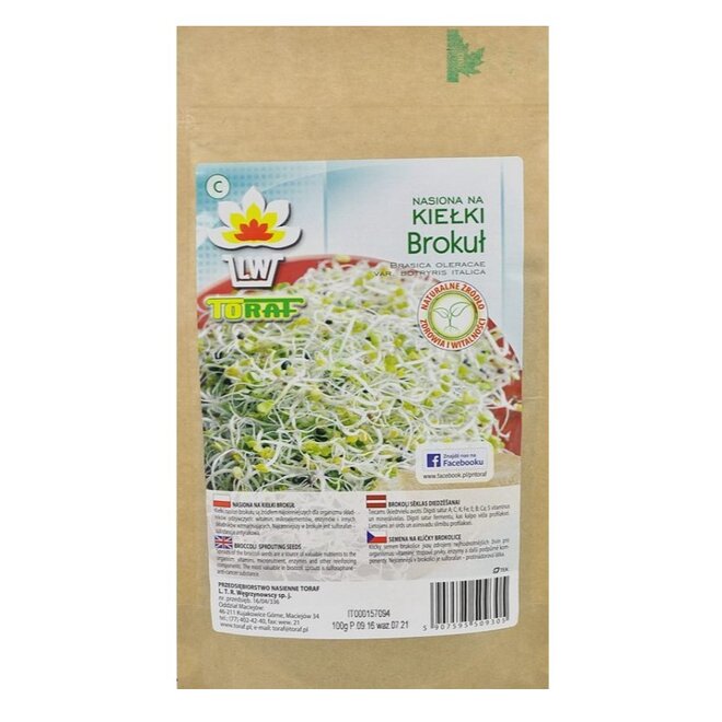 Brokolice XXL balení – semena na klíčky, 100 g
