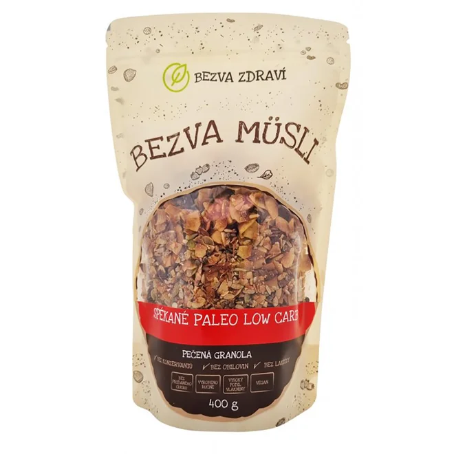 Bezva müsli "Spékané paleo lowcarb" (400 g)