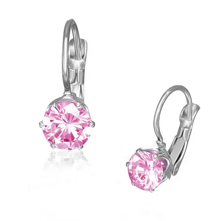 Náušnice se dvěma krystaly Swarovski Elements- Claris - 6 mm