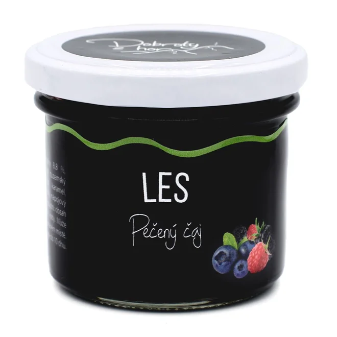 125 g Pečený čaj českej výroby (les - čučoriedka, malina, černica, brusnica)