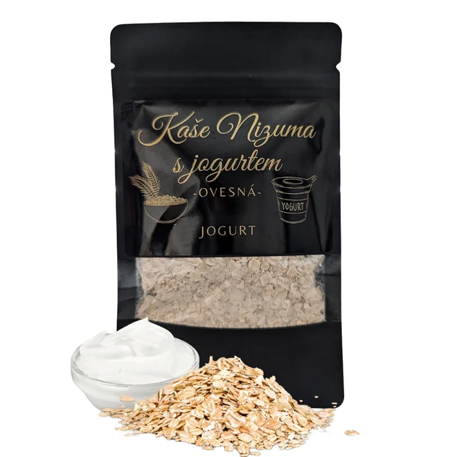Jogurtová ovesná kaše - jogurt