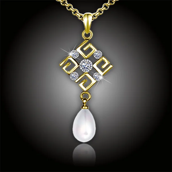 Perlový náhrdelník Feria Gold - White Pearl
