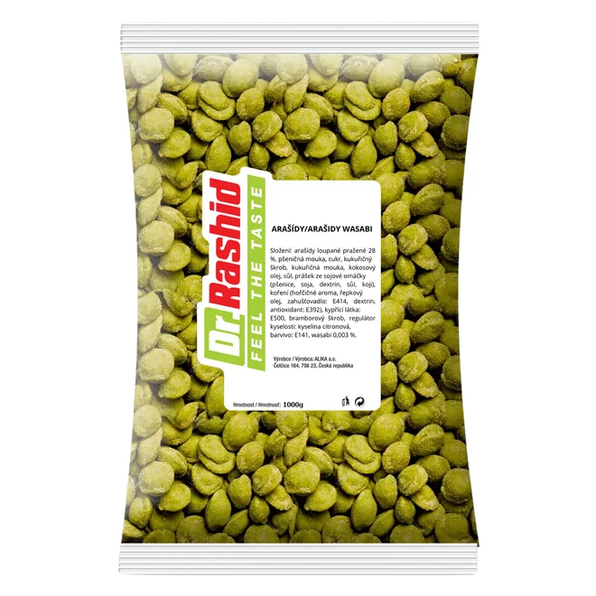 1000 g Arašidy wasabi