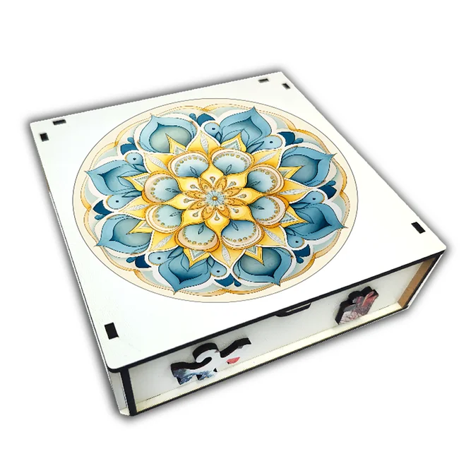 Puzzle 27 cm v krabičce –⁠⁠⁠⁠⁠⁠ mandala 2