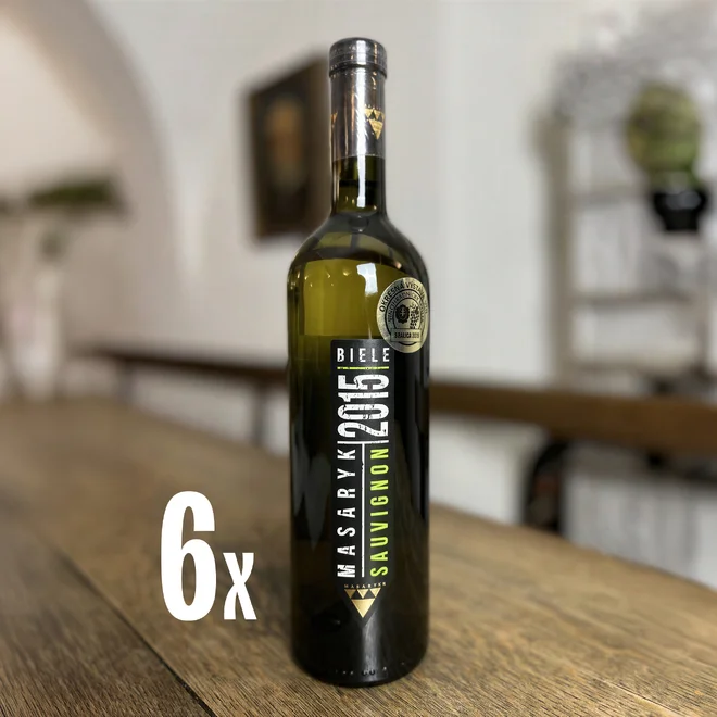6 x 0,75 l Sauvignon 2015 neskorý zber