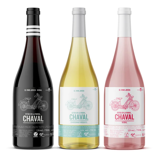 Chaval Blanco + Chaval Rosado + Chaval Tinto