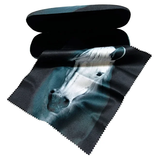 Pouzdro na brýle s utěrkou - Kůň