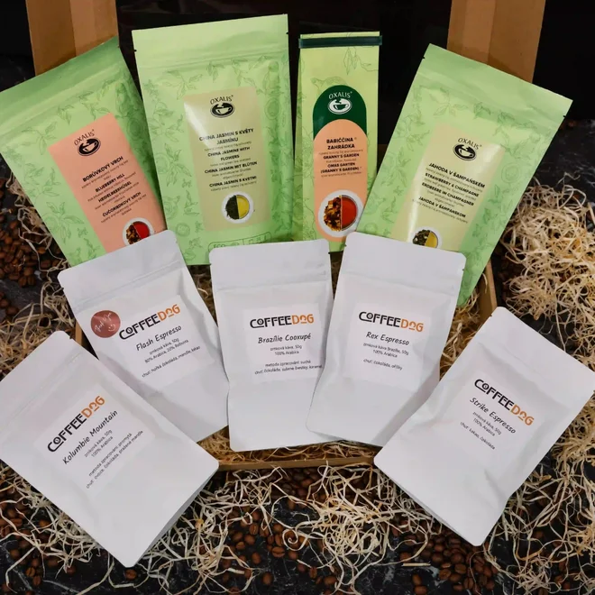 Dárkové balení Premium – Coffeedog & Oxalis