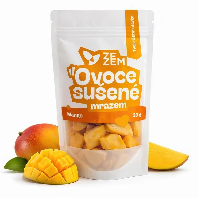 Mango sušené mrazem, 20 g