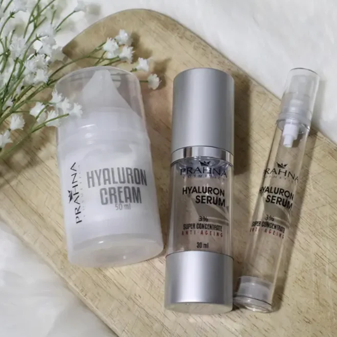 Balíček: Koncentrát Kyseliny hyaluronové (3 %), 50 ml + Liftingový krém s kyselinou hyaluronovou, 50 ml + Koncentrát Kyseliny hyaluronové (3 %), 10 ml