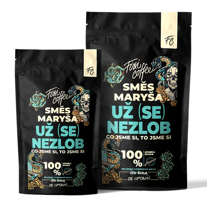 Káva z českej pražiarne "Už (se) nezlob" (balenie: doypack)