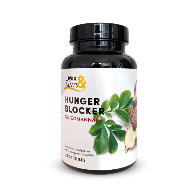 Hunger Blocker - Glukomannan, 120 kapslí