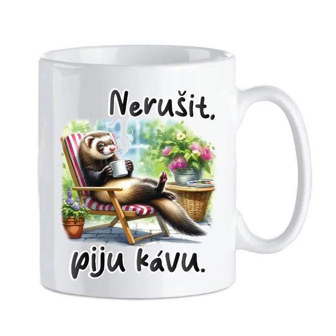 Nerušit, piju kávu! - Fretka