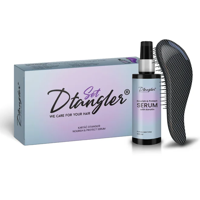 Dtangler sérum & rozčesávací kartáč Black Point