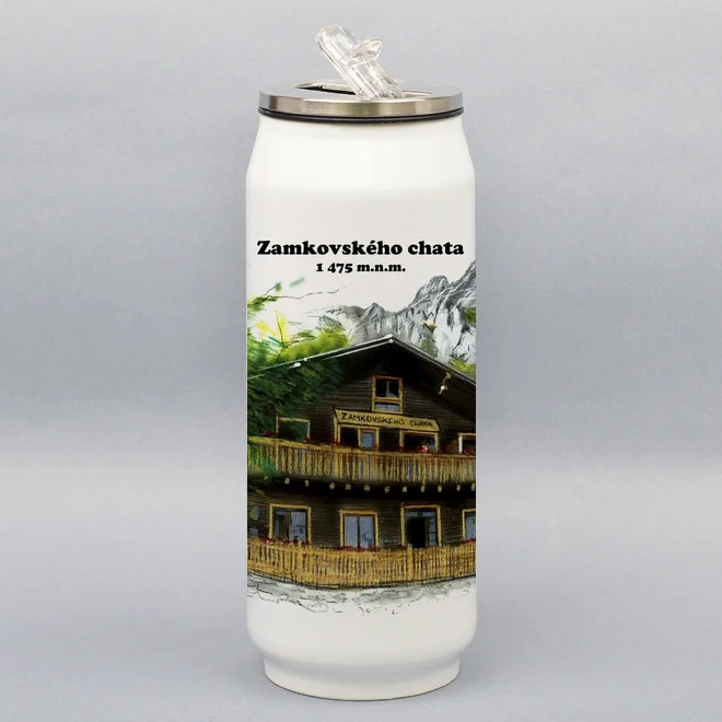 500 ml Turistická termoplechovka "Zamkovského chata"