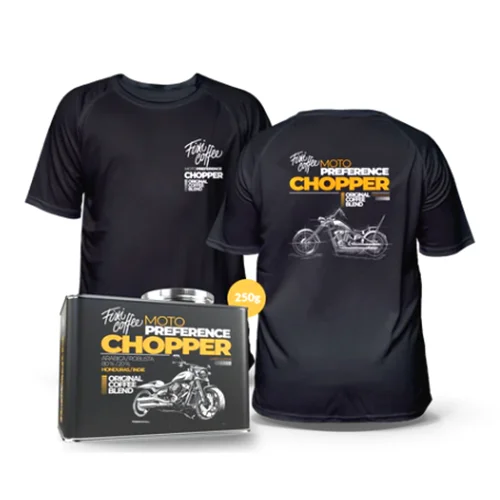 Moto fešák – Chopper (zrnkové + tričko)