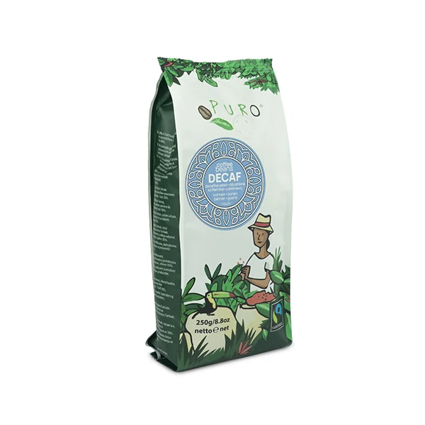 Puro zrnková káva bez kofeinu 250g