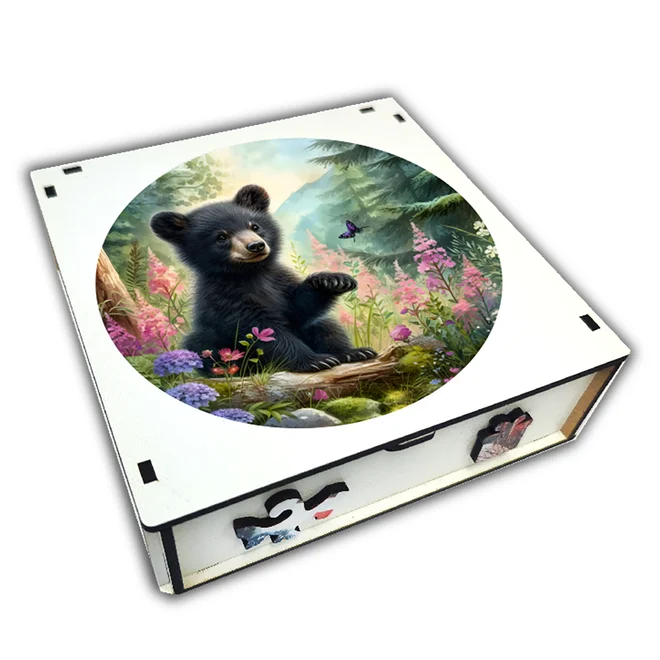 Puzzle 27 cm v krabičce –⁠⁠⁠⁠⁠⁠ medvídek