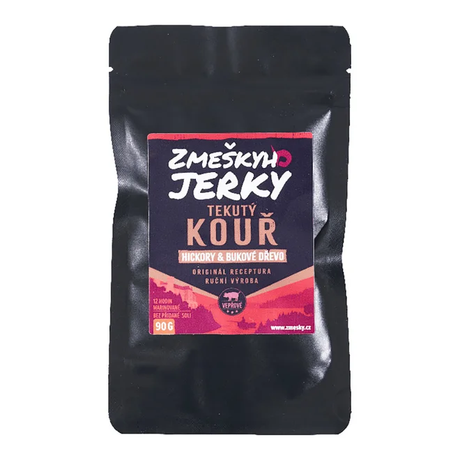 Sušené bravčové jerky mäso ručnej výroby (tekutý dym)