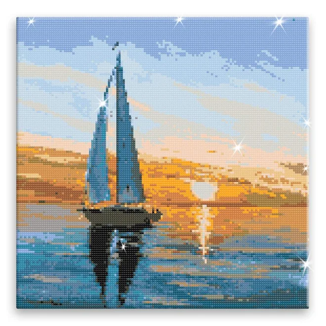 Vzpomínka na plavbu 40 × 40 cm