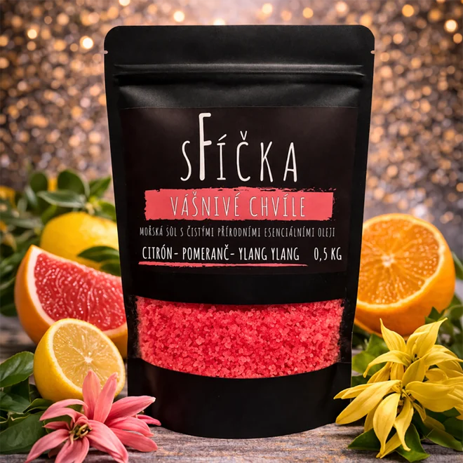 500 g Morská soľ s esenciálnymi olejmi