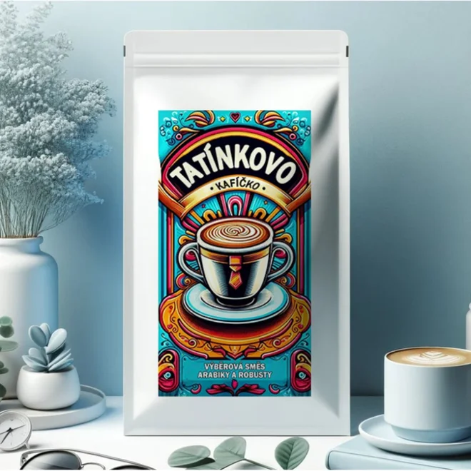 Exkluzivní kafíčko - Tatínkovo kafíčko modré