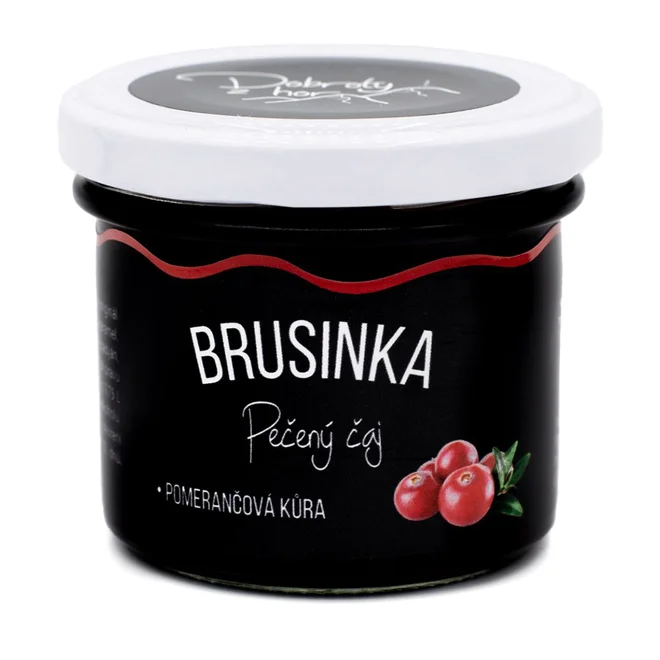 125 g Pečený čaj českej výroby (brusnica s pomarančovou kôrou)