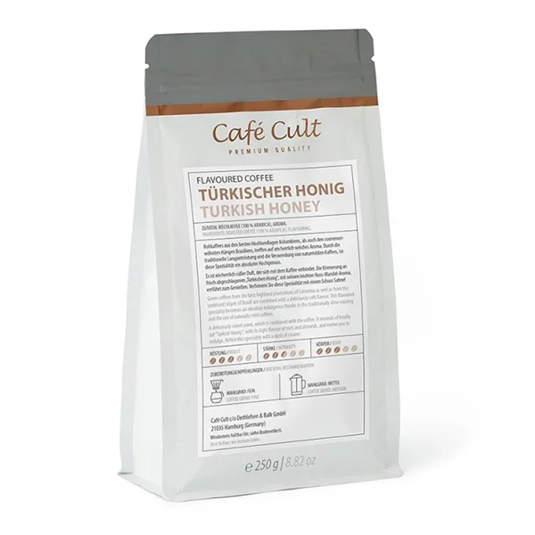 250 g Zrnková káva "Café Cult" (ochutená - Turkish Honey)