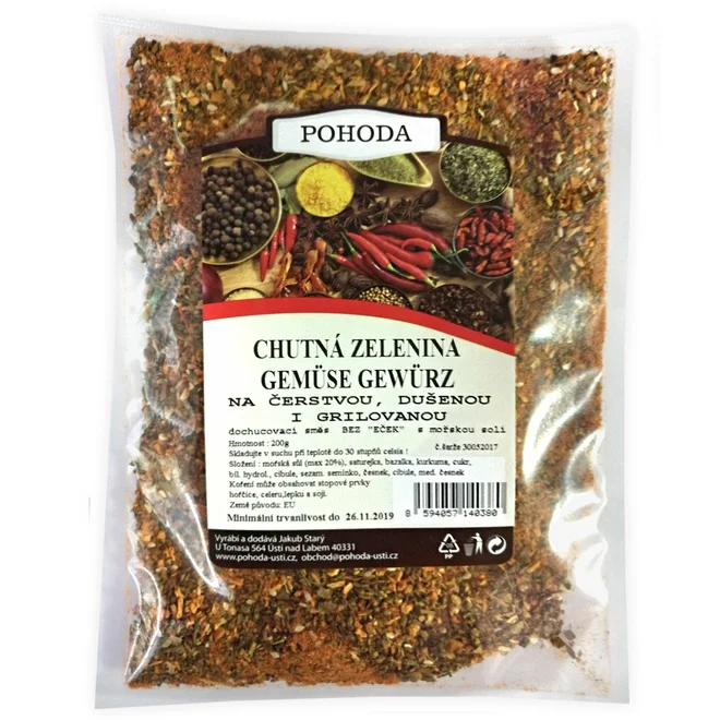 Chutná zelenina s mořskou solí, 200 g