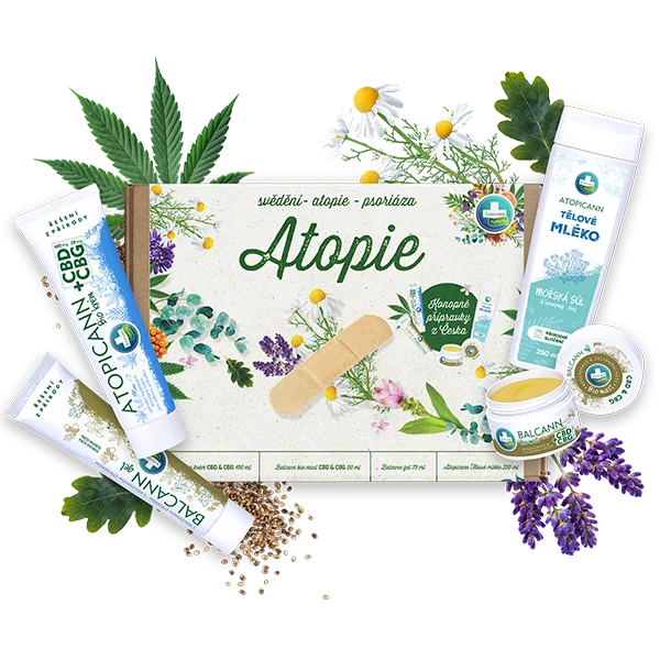 Annabis dárková sada – Atopický balíček pro citlivou a problematickou pokožku