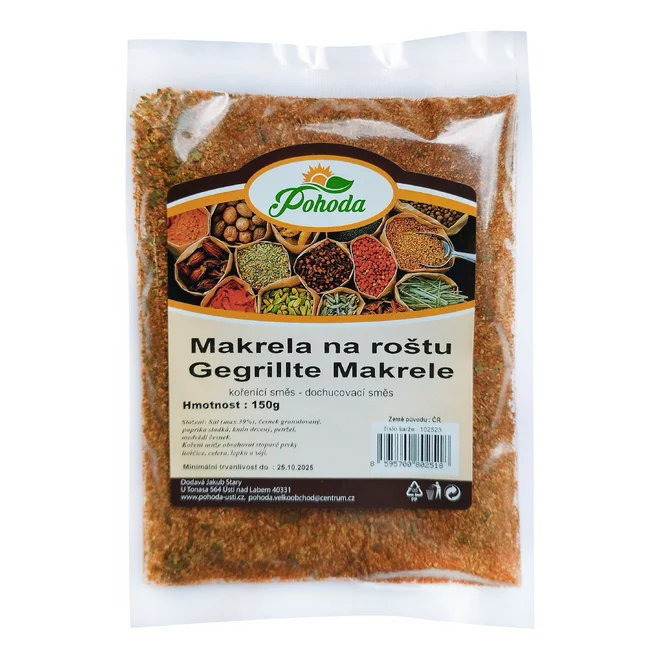 Makrela na roštu, 150 g