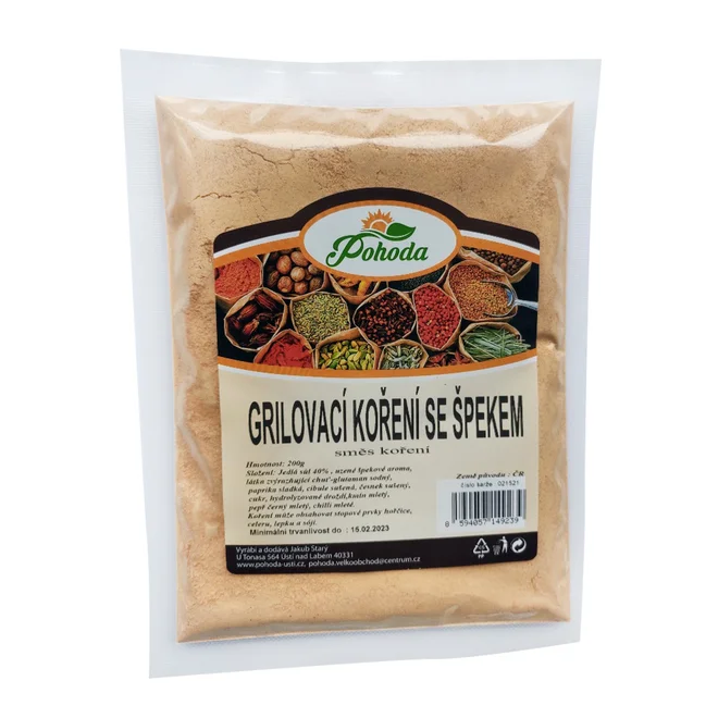 200 g Koreninová zmes "Grilovacie korenie so slaninou"