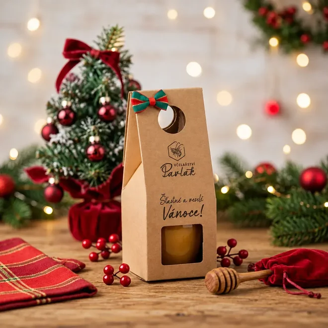 250 g Vianočná darčeková sada medov