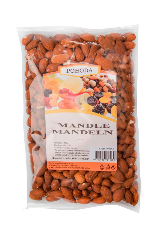 500 g Mandle nelúpané