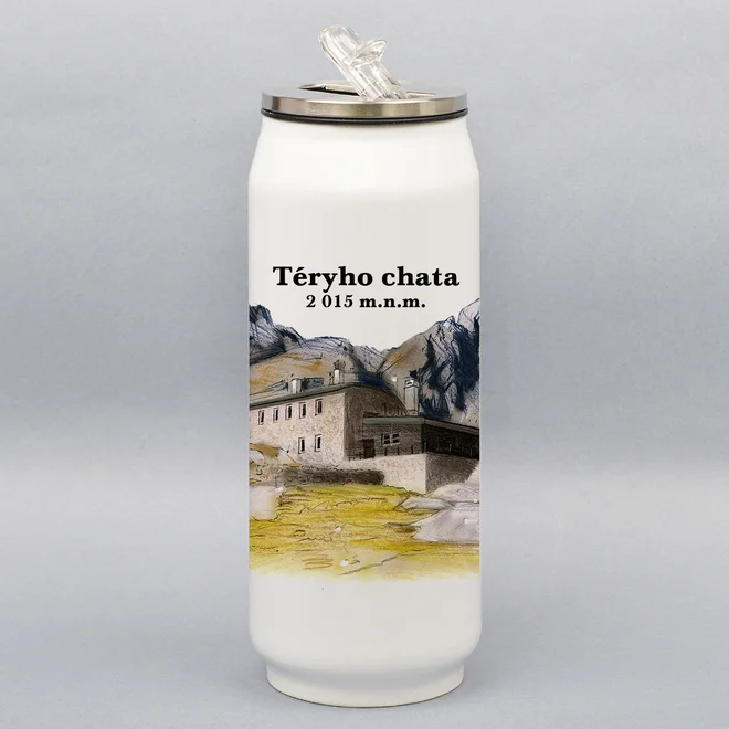 500 ml Turistická termoplechovka "Téryho chata"