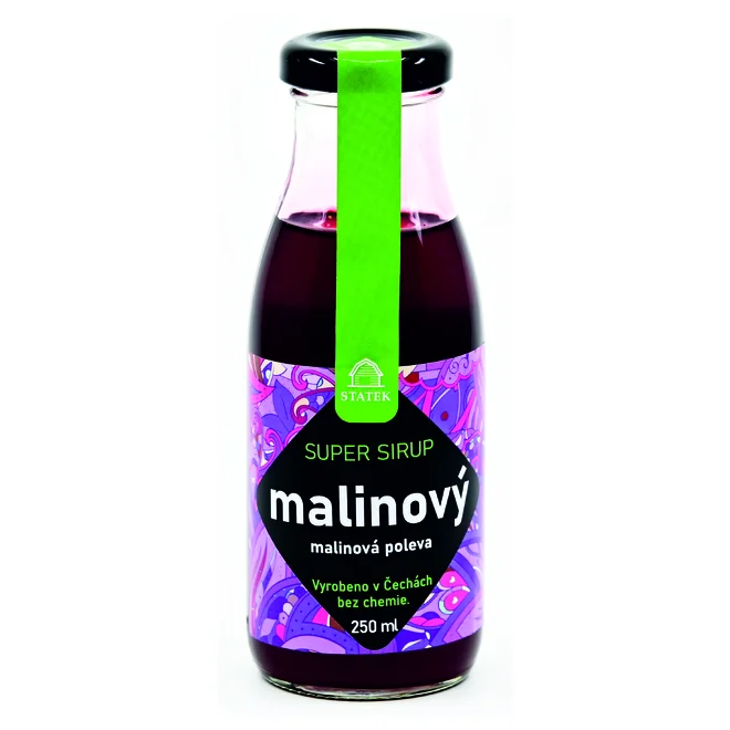 Malinový super sirup, 250 ml