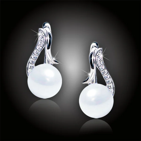 Perlové náušnice Lorelai - White Pearl